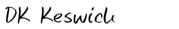 DK Keswick font preview